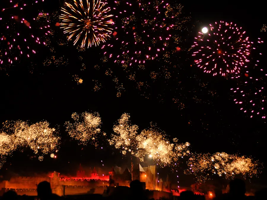 Feu d'artifice à Carcassonne